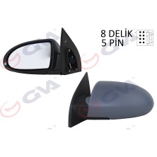GVA Matrixzn Diş Dikiz Aynasi Sol Accent Era 06 Elektrikli Isitmali Astarli Konveks