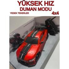 Boratila Toys 1:16 Ölçek 2.4ghz Uzaktan Kumandalı Full Fonksiyon Şarjlı Ford Mustang Görünümlü Drift Araba
