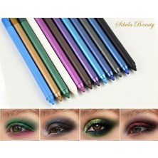 Sibela Beauty 12'li Renkli Yağlı Göz Kalemi, Renkli Göz Kalemi, Yağlı Göz