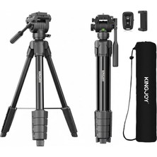 AZT Kingjoy S690 VT-200 10KG Kapasiteli Çantalı Profesyonel Tripod Canon Nikon Sony Fujifilm Olympus
