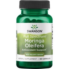 Swanson Full Spectrum Moringa Oleifera 400 Mg – 60 Kapsül