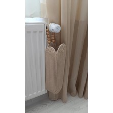 UltraMint Şık ve Çok Amaçlı Hasır Banyo Sepeti, Düzenleyici Poşetlik ve Maşa Organize Edici