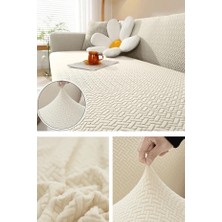 Bright Home Tuğla Desen Koltuk Örtüsü Lastikli Kayma Yapmayan 3lü Bir Adet