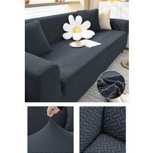 Bright Home Tuğla Desen Koltuk Örtüsü Lastikli Kayma Yapmayan 3lü Bir Adet