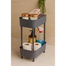 UltraMint Çift Katlı Çok Amaçlı Banyo Dolabı ve Raf Organizeri