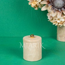 UltraMint Şık Traverten Mermer Dekoratif Pamukluk