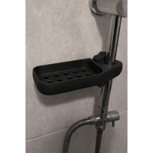 UltraMint Şık Duş Rayı ve Borulu Sabunluk, Banyo Için Pratik Çözüm