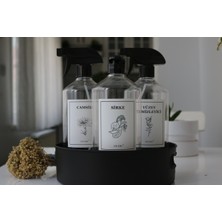 UltraMint 3’lü Plastik Temizlik Şişe Seti ve Dönen Tepsi, Pratik Ev Düzenleyici