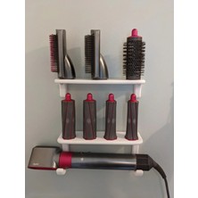 UltraMint Dyson Airwrap Tutucu Raf, 7 Başlıklı, Pratik ve Şık Saklama Çözümü