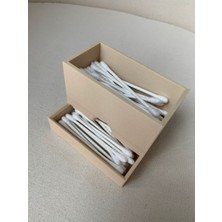 UltraMint Pratik Kulak Çubuğu Koyma Kutusu ve Banyo Organizeri, Şık ve Düzenli Kullanım