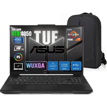 Asus Tuf Gaming A16 FA607NUG Amd RYZEN7-7445HS 16GB 512GB SSD RTX4050-6GB 140W 16" Wuxga 144Hz Windows 11 Pro Taşınabilir Bilgisayar Snertechçanta