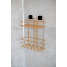 UltraMint Paslanmaz Banyo Rafı, Yapışkanlı Düzenleyici ve Organizer