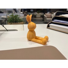 Lucylund Telefon Tutucu Tavşan Tasarımlı – Pastel Pembe Renk, Sevimli ve Şık Masaüstü Telefon Standı, Kadınlara Özel Dekoratif Telefon Tutacağı