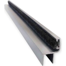 Mücevher Yapı Cam Balkon Alüminyum Fitil Kanat Fitili (Küçük H) Eloksal Renk (Orjinal Alüminyum Rengi) (Ölçünüzü Belirtiniz)