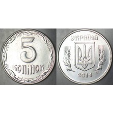 Banknoting Ukrayna 5 Kopiyok 2014.