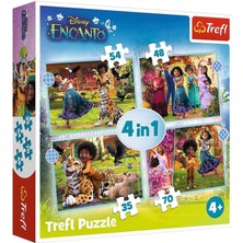NW NessiWorld PUZZLE-34615 Nessiworld Encanto 4ın1 Puzzle