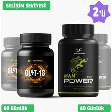 Yourfuel Sistem Paketi | Manpower (60 Kapsül) + GL1T-13 (60 Kapsül) | Takviye Edici Gıda 2’li Set