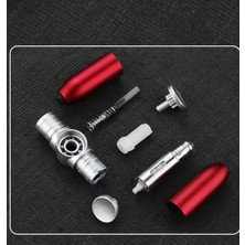 Fiviont 4’ü 1 Arada LED Işıklı Stres Çarklı Stylus Tükenmez Kalem – Telefon Uyumlu, Döner Mekanizma, Mini Çok Fonksiyonlu Kalem