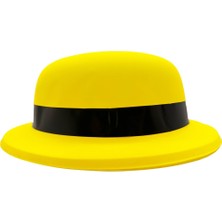 NW NessiWorld Neon Partisi Sarı Renk Melon Plastik Parti Şapkası