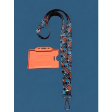 Staffy Etnik Tasarım 202 Temalı Yaka Ipi ve Kartlık