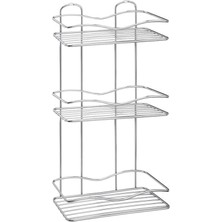 UltraMint Pratik Üç Katlı Banyo Rafı, Şık ve Çok Amaçlı Depolama Çözümü