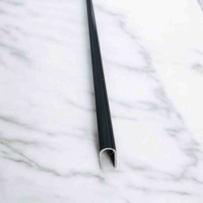 Mücevher Yapı Cam Balkon Alüminyum Fitil 135 Derece Antrasit Gri Renk (Ölçünüzü Belirtiniz)