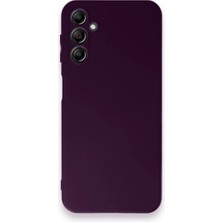 AyrStore Newface Galaxy A24 4g Kılıf First Silikon - Mor