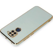 AyrStore Newface Redmi Note 9 Kılıf Volet Silikon - Açık Yeşil