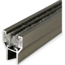 Mücevher Yapı Cam Balkon Alüminyum Fitil Ara Cam Fitili (Büyük H) Bronz Renk (Ölçünüzü Belirtiniz)