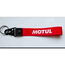 Şimika Motul Kırmızı Bez Kumaş Anahtarlık 19 cm Kaliteli Aksesuar