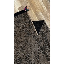 Seloria Home Bej Şönil Makinada Yıkanabilir Kaymaz Taban Saçaklı Pamuklu Halı Kilim Oturma Odası Salon