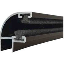 Mücevher Yapı Cam Balkon Alüminyum Fitil 90 Derece (Köşe Dönüş) Bronz Renk (Ölçünüzü Belirtiniz)