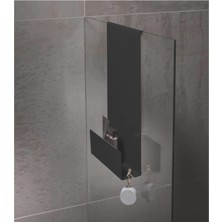 UltraMint Şık ve Minimalist Metal Asma Duş Rafı, Fonksiyonel ve Modern Tasarım