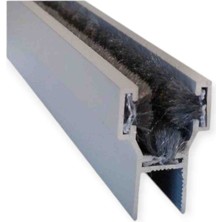 Mücevher Yapı Cam Balkon Alüminyum Fitil Ara Cam Fitili (Büyük H) Eloksal Renk (Ölçünüzü Belirtiniz)