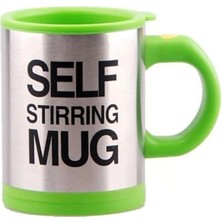 Bilger Kendi Kendini Karıştıran Mikser Kupa Termos Bardak; Self Stirring Mug