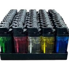 Tao Doldurulabilir Şeffaf Çakmak 50 Adet