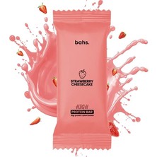Bahs Yüksek Protein Bar 60GR - Strawberry Cheesecake X12