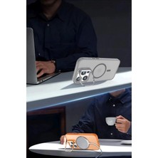 Karahanbey Iphone 16 Flet Lens Magsafe Kapak - Gold