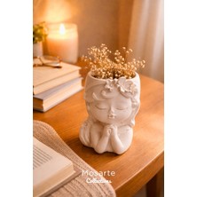 Mosarte Masal Temalı Kız Figürü – Dekoratif Obje / Vazo