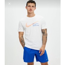 Nike Dri-Fıt Founders Running Short-Sleeve Beyaz Erkek T-Shirt HM8291-100