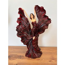 Atölye Sonart Etekleri Uçuşan Dansçı Kız Biblo