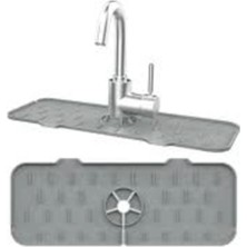 UltraMint Yumuşak Silikon Lavabo Batarya Matı, Hijyenik ve Pratik Kullanım