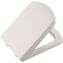 UltraMint Lüks Kare Amartisörlü Yavaş Kapanan Klozet Kapağı, Şıklık ve Konfor Sağlar