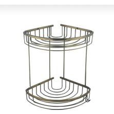 UltraMint Mat Gold Şampuanlık, Paslanmaz Pirinç Banyo Askılığı, Şık ve Dayanıklı