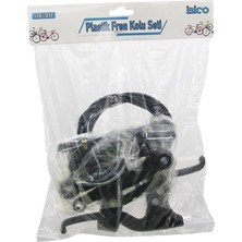 Veralya Plastik Bisiklet Fren Takımı Set 2pcs Fren Kolu - 1pcs Fren Teli  - 4pcs Fren Mekanizma - Pabuç