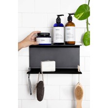 UltraMint Şık Metal Duş Rafı, Banyo Düzenleyici ve Organizasyon Çözümü