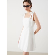 Lc Waikiki Yeni Sezon Kare Yaka Mini Elbise