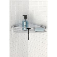 UltraMint Paslanmaz Alüminyum Banyo Rafı, Tekli, Mat, Dayanıklı ve Şık Tasarım