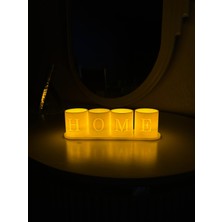 Todekora Home Tealight Mumluk Seti (4’lü) – Minimal Dekoratif Mumluk