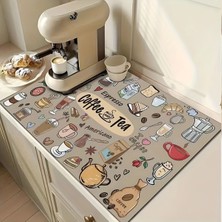 UltraMint Tezgah Üstü Bulaşık Kurutma Matı Kaymaz ve Pratik Kullanım Için Ideal